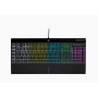 Corsair | Rubber Dome | K55 RGB PRO | Gaming keyboard | Gaming Keyboard | RGB LED light | US | Wired | Black - 2